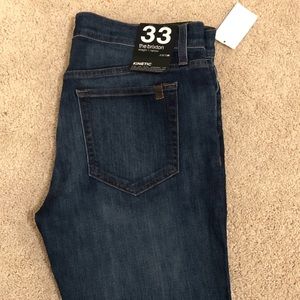 NWT Men’s Brixton Joes Jean Kinetic Size 33